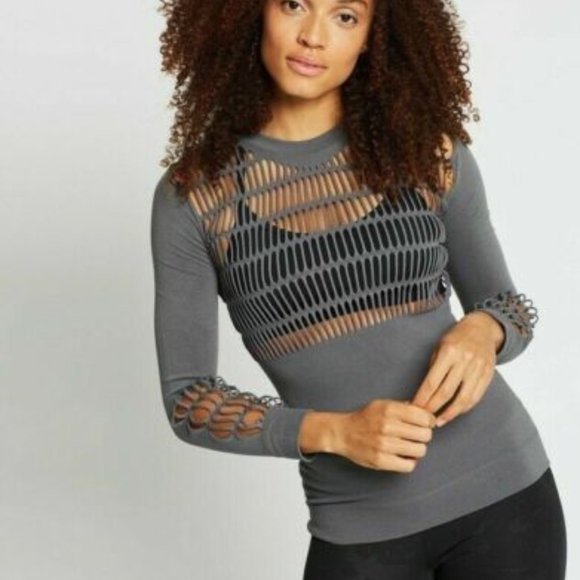 Stella McCartney x Adidas - Warp Knit Top Grey - Picture 1 of 6